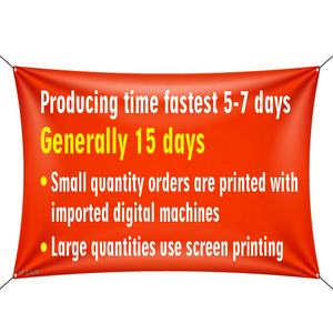 12x18 "Drapeau de jardin solaire Nouveau Design 300D Polyester Outdoor LED Yard Flag Printing 2 Layer Flag Words Can Red Both Side. - Product Image 6