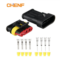 Connecteurs étanche pour automobile de 1, 2, 3, 4, 5, 6 broches, masculin et femelle, 1.5MM