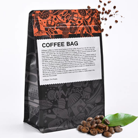 Emballage refermable en plastique composite PE/AL/PE/OPP en mylar de feuille d'aluminium de qualité alimentaire pochette à fermeture éclair sac de café avec valve