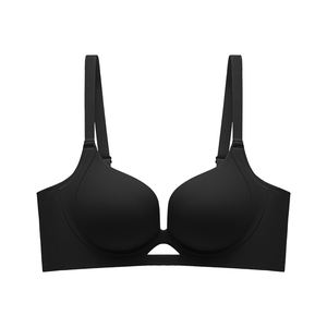 Sujetadores de Alta Calidad al por Mayor, Sensuales, Románticos, Franceses, Suaves, Sin Costuras, Tejidos, con Copa Tridimensional, Moldeadores, Push-Up, Sin Varillas, Sólidos, Sin Forro - Product Image 3