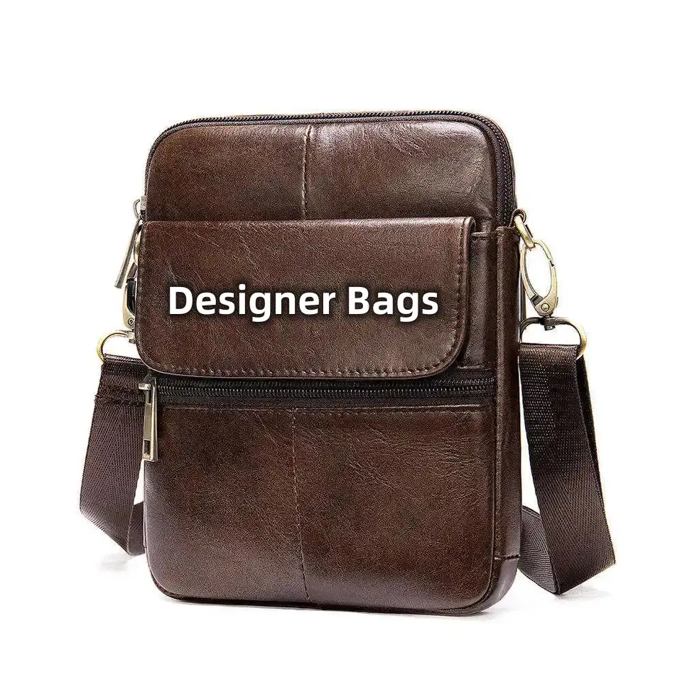 High quality mini leather clear men luxury crossbody bag women custom straps shoulder designer crossbody bag for men