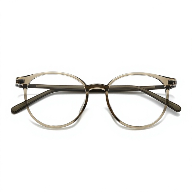Muku Eyewear Gender-neutral Full-Rim Frames Suit All Face Shapes Minimalist Handcrafted Geometric Pattern Eyeglass Frames