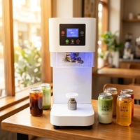 Scelleuse électrique automatique pour smoothies et boissons, populaire pour sceller les canettes en plastique dans les cartons