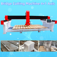 Machine de découpe de pierre CNC à 5 axes de type pont pour granit, avec routeur, de bonne qualité et à bon prix, fournisseur chinois