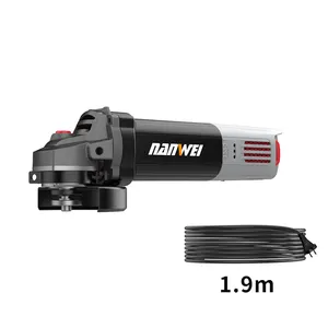 NANWEI China supplier 21V 100/115mm Wired Angle grinder for wood cutting tool box for angle grinder