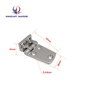 Anheart Marine Stainless Steel <b>Hinge</b> 304 Bearing 180 Degree Soft Closing Kitchen <b>Door</b> <b>Window</b> Industrial Hardware - Product Image 3