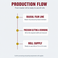 Film BOPET noir mat ultra-fin 6μm (B403D) - Film mince sans halogène pour le blindage d'écrans et l'isolation de circuits flexibles