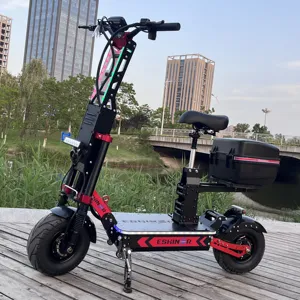 Rider 8 NFC card range 80-300km electric scooter 72V 8000w 12000w 10000w e bike with basket electric scooter bike for adults