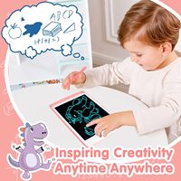 Tablette d'écriture numérique LCD 8,5 pouces, tableau effaçable partiellement, blocs de dessin pour enfants, bloc-notes, outil d'écriture pour enfants