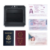 ICAO9303 Lector de documentos de viaje Tarjeta de identificación Licencia de conducir Escáner de pasaporte con matriz de datos Aztec PDF417 2D Lector de código de barras QR