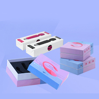 Großhandel Custom Logo Voll farbige recycelbare Schwamm gefüttert Falten Erwachsene Geschenk verpackung Box White Paper Sex Toy Box für Männer