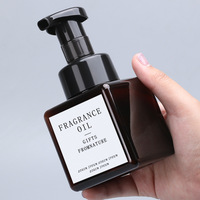 Stock 250ml 450ml 650ml Bouteille mousse carrée noire brillante Bouteille mousse nettoyante Bouteille distributeur PETG
