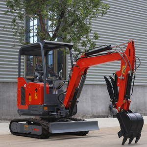 Miniexcavadora de orugas de 2 y 2.5 toneladas, superventas en Europa, con cilindro hidráulico, PLC, motor Laidong, caja de cambios y rodamientos, 1 año de garantía - Product Image 3