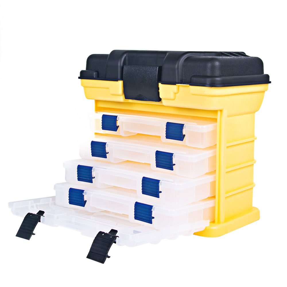 harbor freight tackle box Plano 4-Drawer Catching whopping catfish and massive bass starts with the proper gear Large Water-Resistant Storage Container
