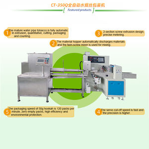 Nouvelle conception Machine d'emballage automatique commerciale pour pâte à chicha, film plastique, papier, PLC, haute précision, multi-usages, prix bas - Product Image 6