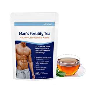 Té para la Salud y Fertilidad Masculina con Mezcla de Hierbas Crudas, en Bolsas a Granel con Contenido de Lavanda, Empaquetado en Caja - Product Image 1