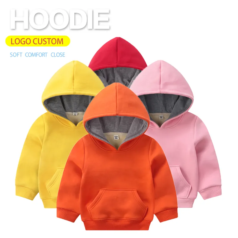 High Quality Cotton Fleece Kids boy Hoodies Baby Boys Girls Long Sleeves Sweater Toddler Clothes Hoodies Print Top 2-8Year