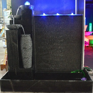 Fornitore <span class=keywords><strong>di</strong></span> Fontane a Muro con Cascata in Granito con Illuminazione - Product Image 5