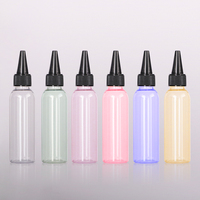 Hot Sale Empty Transparent 20ml 30ml 50ml 60ml 100ml 200ml 250ml 300ml Olive Hair Oil Squeeze Dropper Applicator Bottle