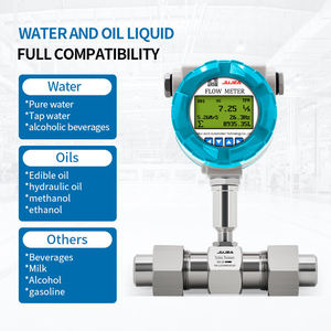 High Pressure Stainless Steel Turbine Flowmeter Flange Digital 4-20mA for Water Oil Wine Liquid <strong>Measurement</strong> DN32 - Product Image 5