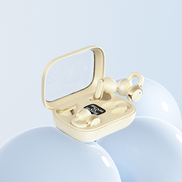 Q10 Couples Sharing Bt Earphones - 2 Pairs OWS Clip-On Design Headphones Noise Reduction, HiFi Sound for Sports & Travel