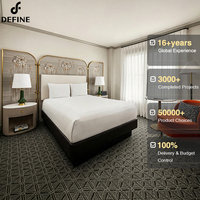 Solution clé en main, ensemble de meubles de chambre d'hôtel modernes et luxueux sur mesure pour projets d'hôtels, d'appartements et d'hébergements