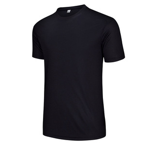T-shirts pour hommes de la série Sports Leisure, brodés, tricotés, surdimensionnés, respirants, absorbant l'humidité, taille plus, pour l'entraînement sportif - Product Image 3