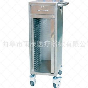 Carrito de almacenamiento de archivos de acero inoxidable Xin Yuchen con 40 compartimentos para uso hospitalario. - Product Image 5