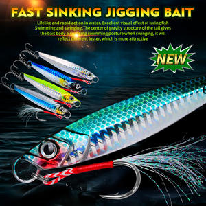 Esche da Jigging ad affondamento rapido della trota esche da 17g/21g/24g/30g/40g/60g esche dure artificiali <span class=keywords><strong>per</strong></span> <span class=keywords><strong>la</strong></span> pesca di carpe al piombo - Product Image 2