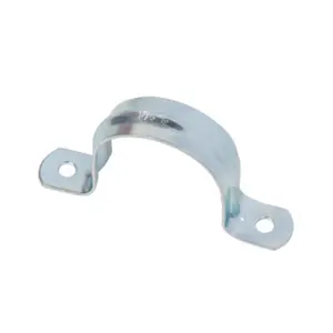 1/2"-4" Electro Galvanized Two Hole EMT Conduit Strap Clips