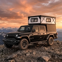 Compatible avec le camping-car Ford F150, coque composite de qualité RV pour le camping en plein air, les voyages routiers et les expéditions.