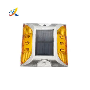 Hoog Helder Licht Reflecterend Verkeersveiligheidsmarkeringslicht Led Solar Road Stud