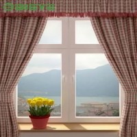 Fenêtre à battant en PVC durable avec verre trempé 5 mm 12A 5 mm pour installations extérieures et zones de repas