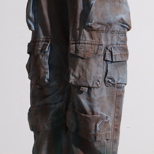 OUDINA New Fashion 2023 <span class=keywords><strong>pantaloni</strong></span> larghi da <span class=keywords><strong>donna</strong></span> Multi Pocket Street Style <span class=keywords><strong>Cargo</strong></span> Denim Pants <span class=keywords><strong>donna</strong></span> - Product Image 6
