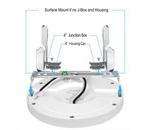 Năng lượng Sao ETL giấy chứng nhận 7 inch 12W 3K/4K/5k/6K/3cct không nhấp nháy Dimmable Vòng Trần dẫn ánh sáng cho chúng tôi Canada - Product Image 4