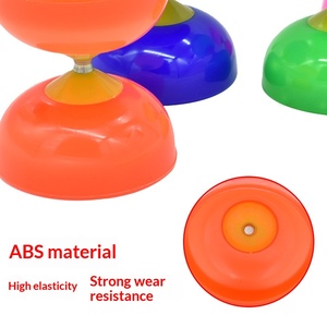 <span class=keywords><strong>Diabolo</strong></span> pour débutants, enfants, élèves du primaire, avec deux cordes et clochettes, idéal pour la remise en forme des personnes âgées, professionnel et complet. - Product Image 4