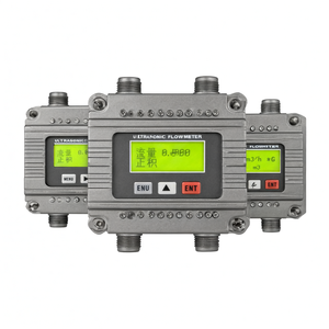 Compteur de débit d'eau ultrasonique numérique à pince LCD RS485 Modbus DN20 UF2000-M Compteur de débit d'eau ultrasonique à pince UF2000- - Product Image 2