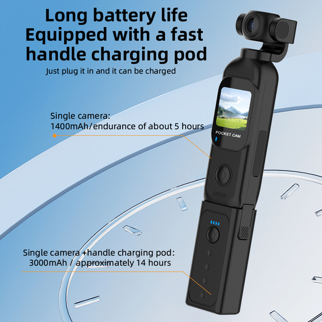 Hot 1080P 4K Ultra HD Pocket Action Camera 270 Rotatable Vlog Wifi Mini Sports Cam Vlog Camera Sports Camera Action Cam