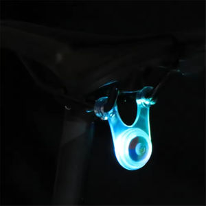Outdoor Riding Bicycle Equipment <b>LED</b> Rear Tail Warning Frog <b>Light</b> Battery Power PC Material Front Tube <b>Bike</b> <b>Light</b> - Product Image 2