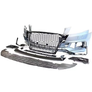 S Line paraurti anteriore griglia griglia <span class=keywords><strong>Logo</strong></span> emblema Quttro per <span class=keywords><strong>Audi</strong></span> A4 B9 rs4 - Product Image 5