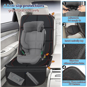 Protecteur de siège auto <span class=keywords><strong>pour</strong></span> bébé Universal Sports 600D Oxford antidérapant avec organisateur <span class=keywords><strong>pour</strong></span> siège auto enfant - Product Image 5