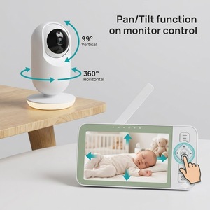 Monitor para Bebés KT626W de 5.5 Pulgadas con IA, Aplicación, WiFi, Cámara PTZ de 720P, Detección Inteligente de Llanto y Movimiento, Visión Nocturna Automática, Comunicación Bidireccional, Modo Eco - Product Image 5