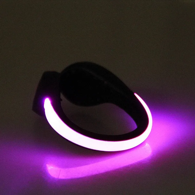 Led Lights Shoes Safety Clip Lights Flash Colorful Heel Running Lights Reflective Night Running Gear