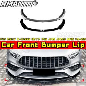 Para Mercedes-Benz Clase A W177 Pre A45 A45S AMG, Labio de Parachoques Delantero para Mercedes-Benz Clase A W177 Pre A45 A45S AMG 2019-2023, Kit de Carrocería con Difusor - Product Image 2