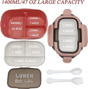 กล่องข้าวพลาสติก PP ขนาด 1200 มล. แบบกันรั่ว พกพาสะดวก ทนทาน เป็นมิตรกับสิ่งแวดล้อม พร้อมฝาปิดแบบอุ่นได้ รับผลิตตามสั่งขายส่ง - Product Image 5