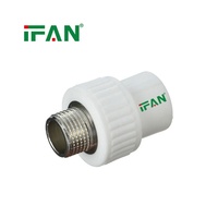 Raccords de plomberie PPR IFAN Premium Blancs PN25 Bouchons d'extrémité Raccords PPR 20mm 25mm 32mm Raccords de tuyauterie d'eau PPR