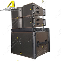 Système audio professionnel KR208 Dual 8" Active Line Array Speaker avec haut-parleur à aimant néodyme pour concerts, événements en plein air et contrôle DSP