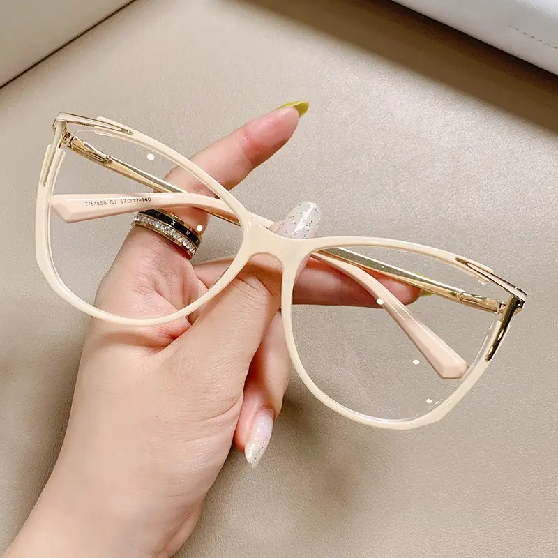 Neue Metall Pin Computer Augenschutz Brille Rahmen allmählich geändert schöne Schleuder Anti-Blau-Brille