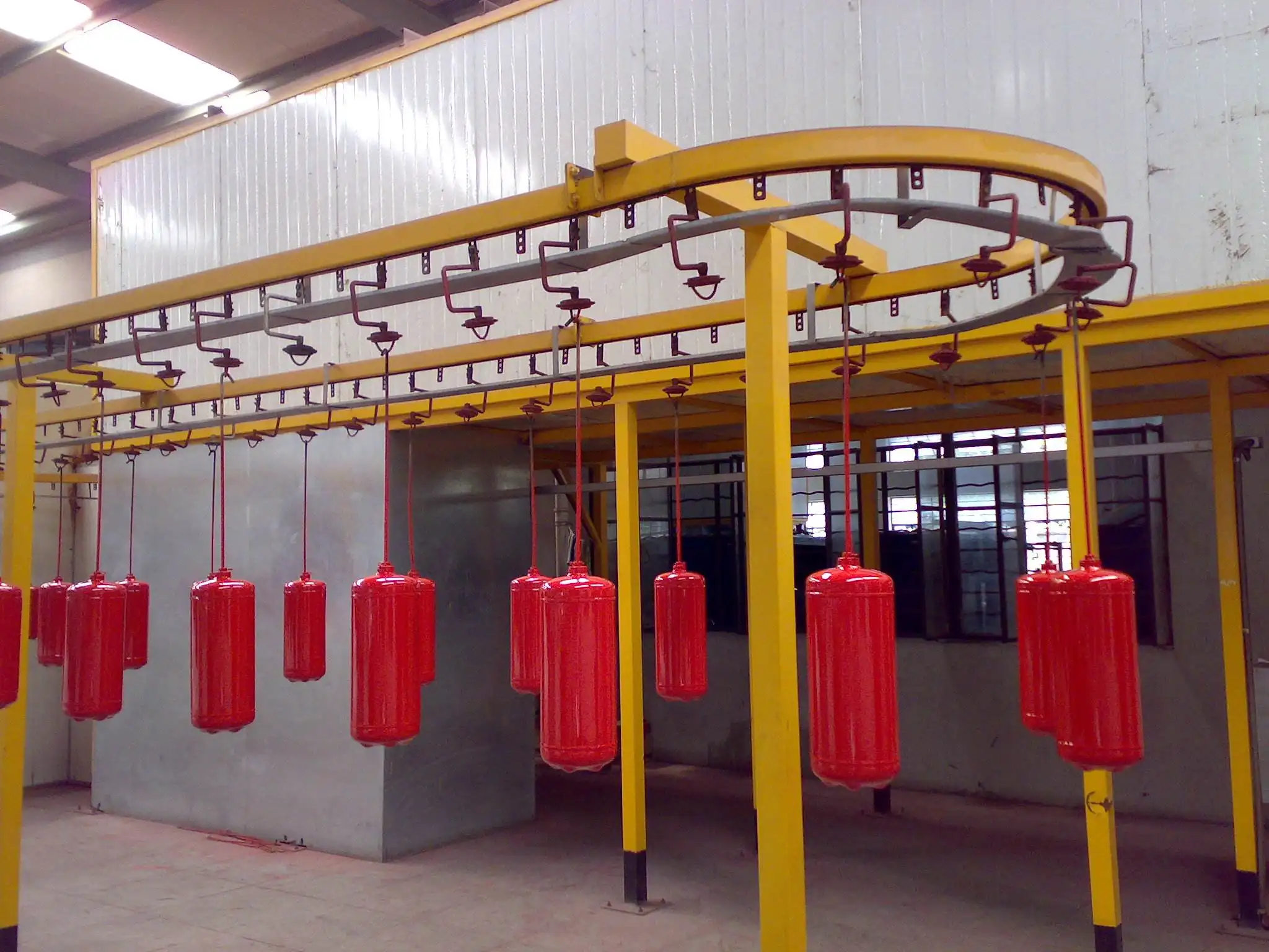 AILIN New Technology Powder Coating Painting lines factory