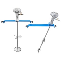Agitateur DC en acier inoxydable XUANLE, moteur antidéflagrant, pour peintures, colles, revêtements, encres, produits chimiques industriels, huiles, 1000L/200L